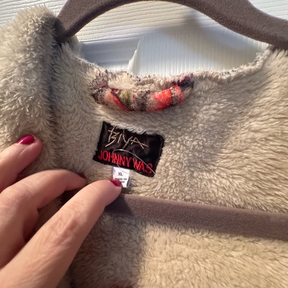 Johnny Was Hooded Sweater XL - Picture 3 of 5